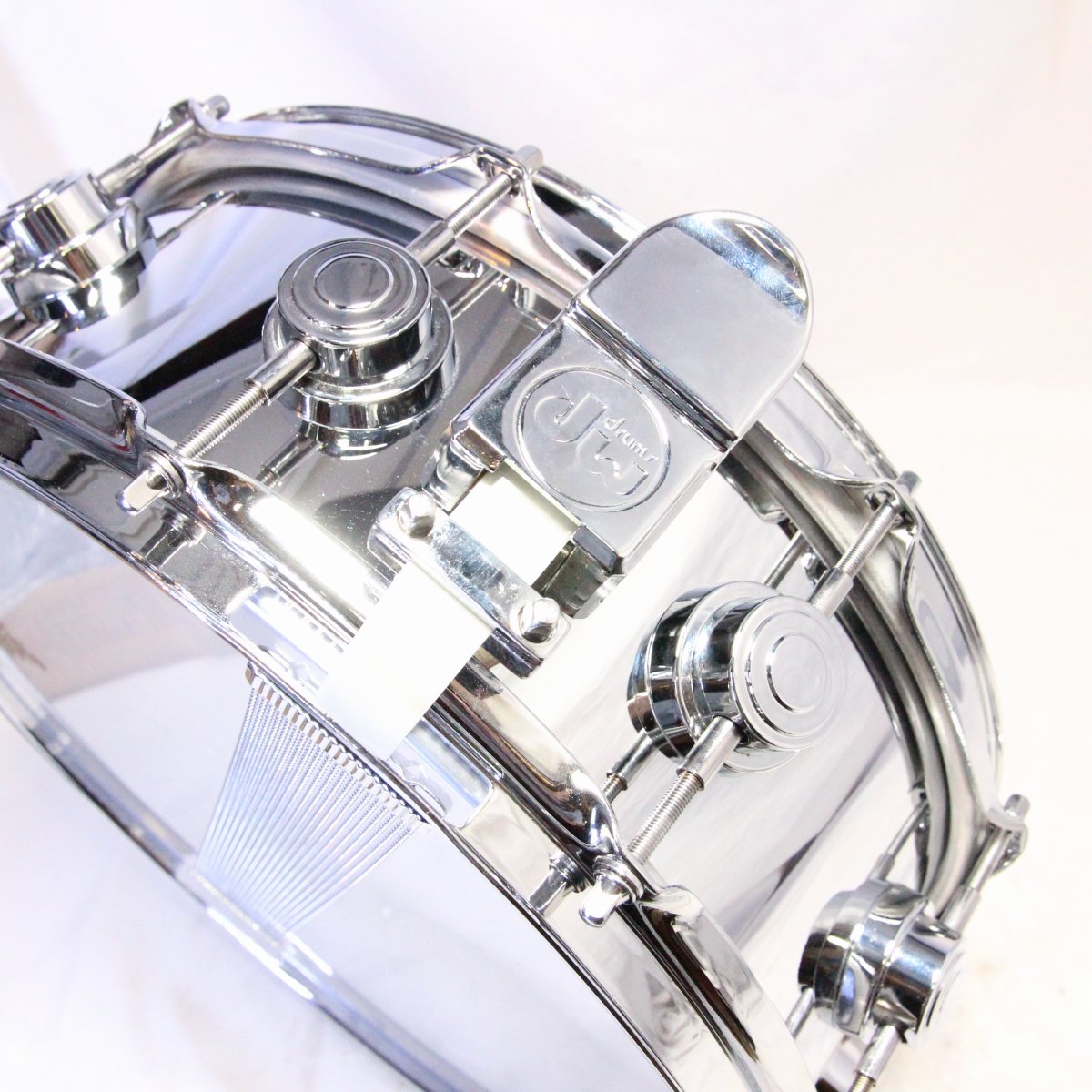 USED DW / 90s Collectors 14×5 CHROME OVER BRASS Snare Drum [08]