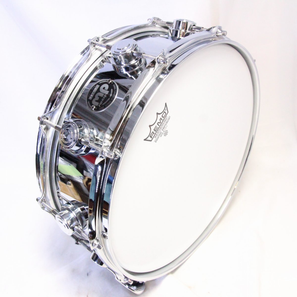 USED DW / 90s Collectors 14×5 CHROME OVER BRASS Snare Drum [08]