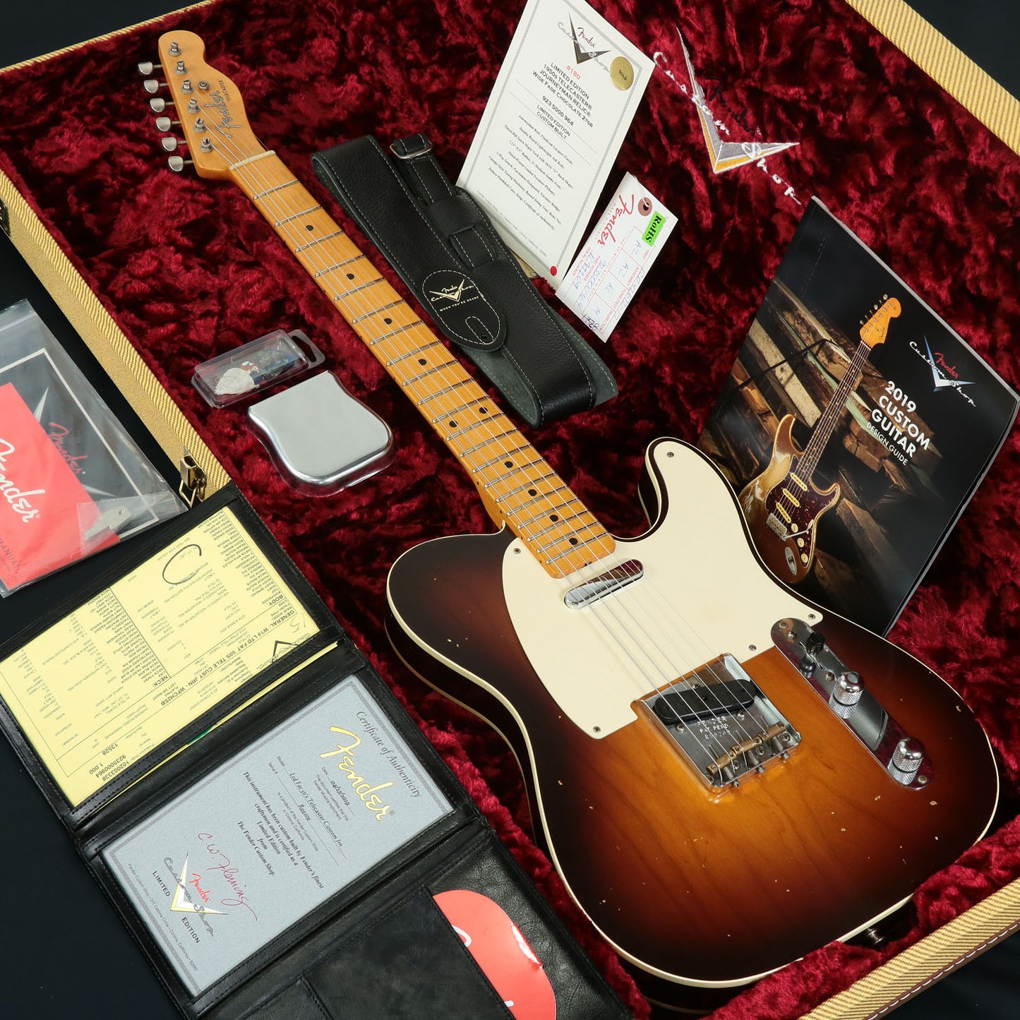[SN R99209] USED Fender Custom Shop / LTD 1950s Telecaster Journeyman Relic Wide Fade Chocolate 2TSB [3.18kg / 2019] Fender [08]