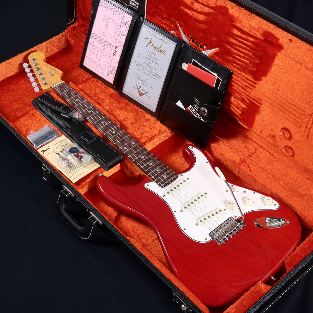 [SN 11541] USED Fender Custom Shop / 2020 American Custom Series Stratocaster NOS Crimson Transparent [2020/3.70kg] Fender [08]