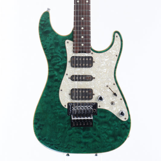 [SN 82198] USED SCHECTER Schecter / EX-22-CTM-FRT See-through Green [20]
