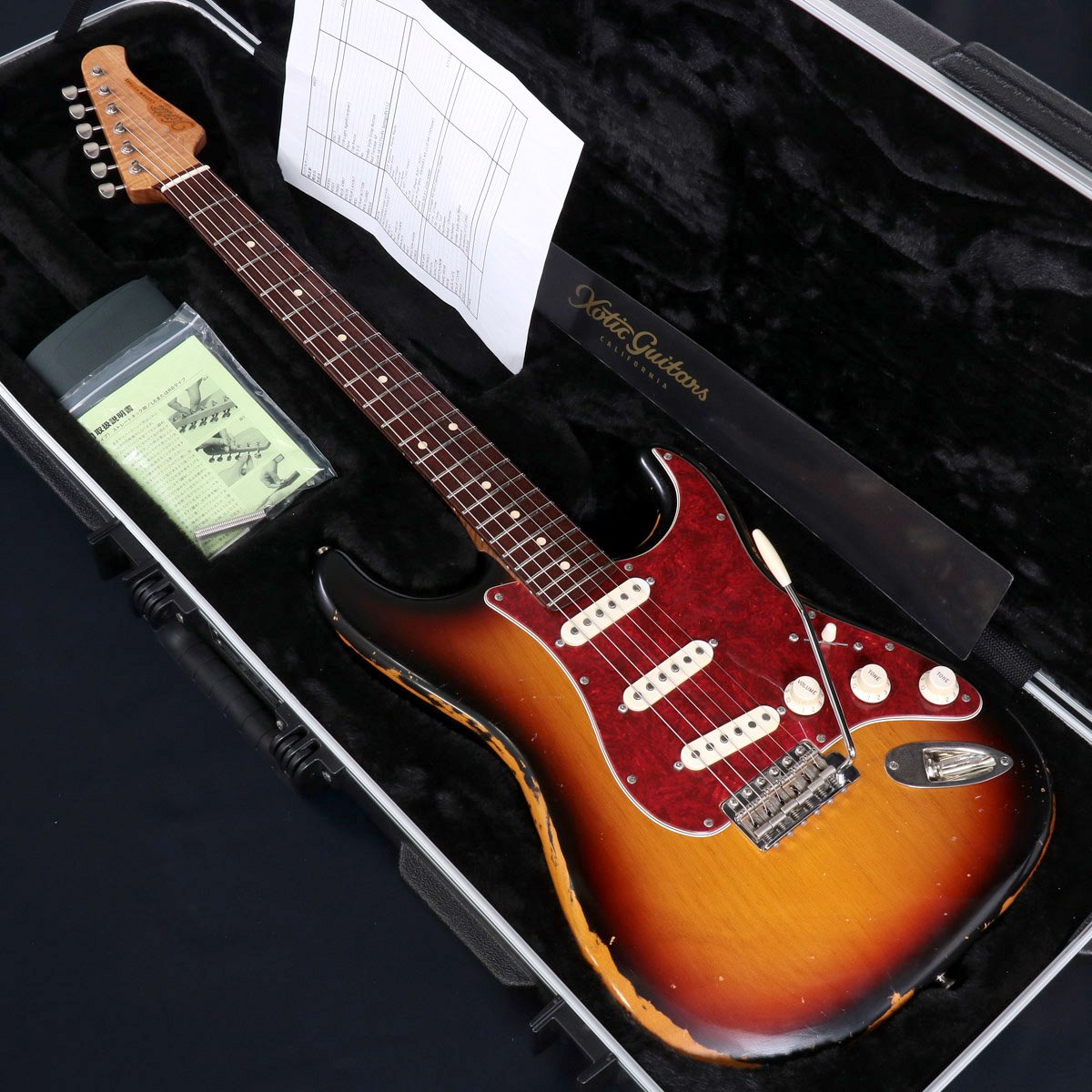 [SN 607] USED Xotic / XSC-1 3-Tone Burst/Light Aged [3.34kg / 2018] Exotic [08]