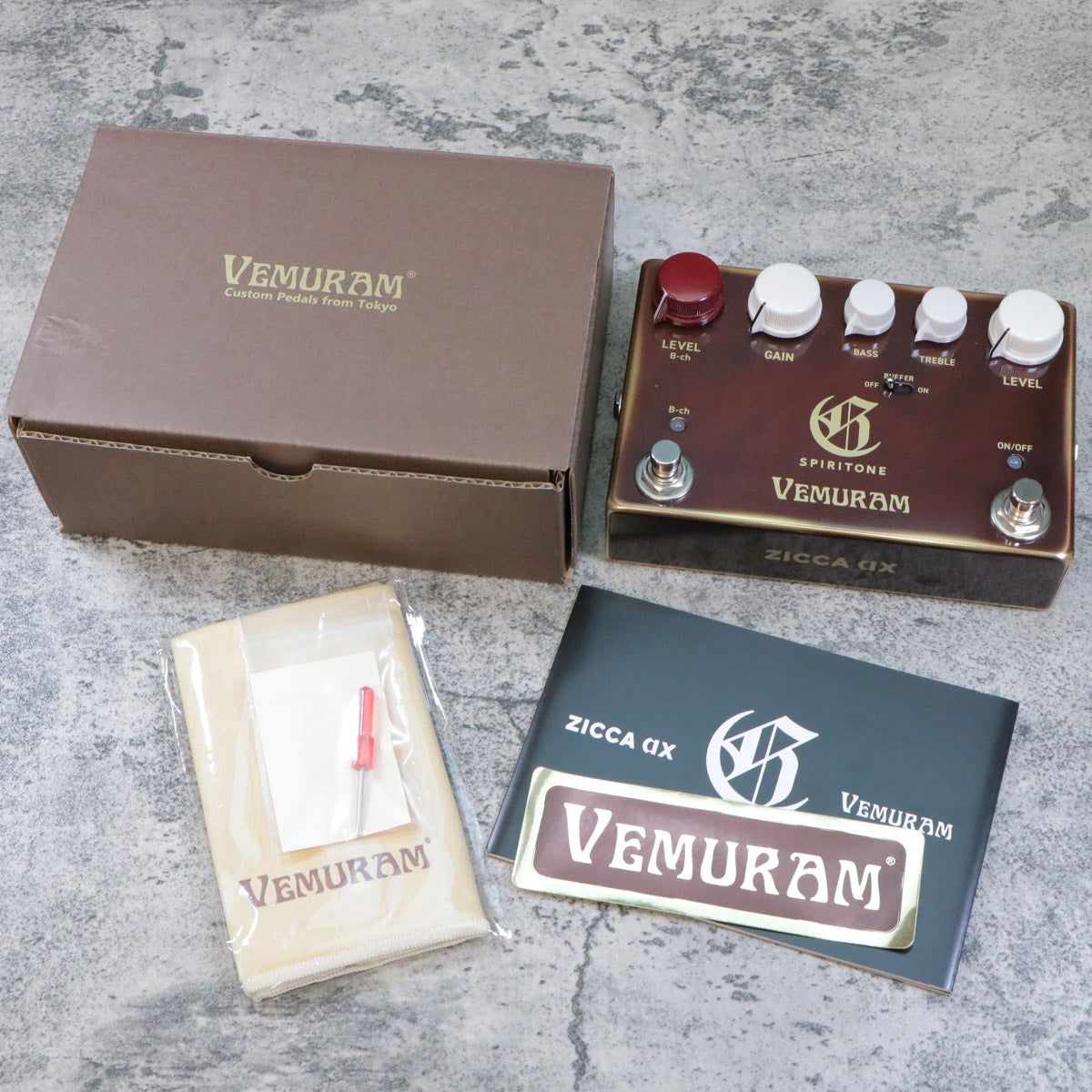 [SN ST00536] USED Vemuram / SPIRITONE Char Signature Overdrive [10]