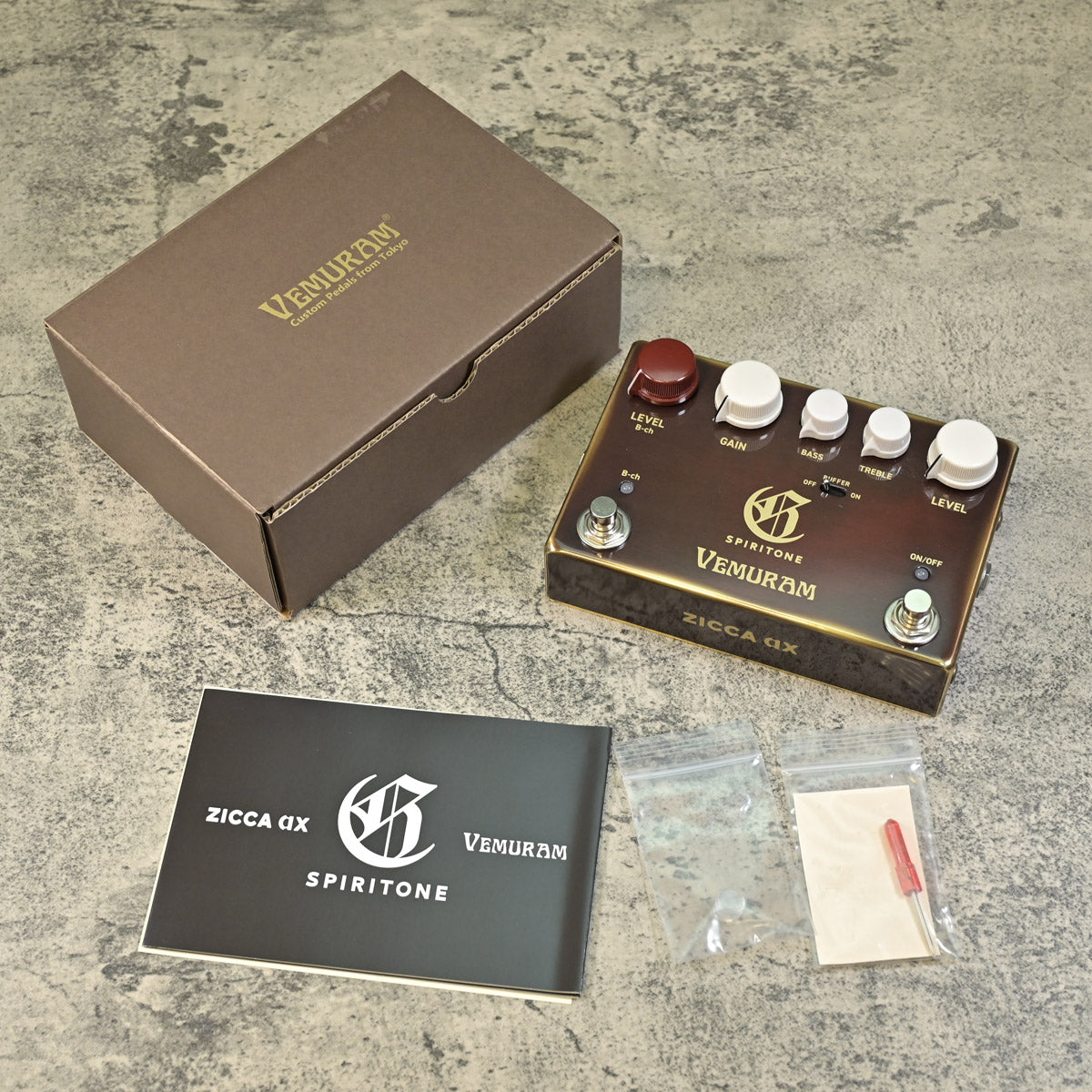 [SN ST00361] USED VEMURAM / SPIRITONE Char Signature Overdrive [10]