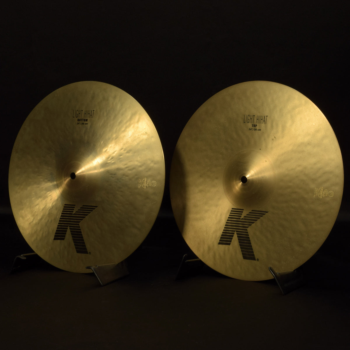 [SN AC 57712 043/AC 58232 202] USED Zildjian Zildjian / K.Zildjian 14 Light Hihat Top &amp; Bottom [20]
