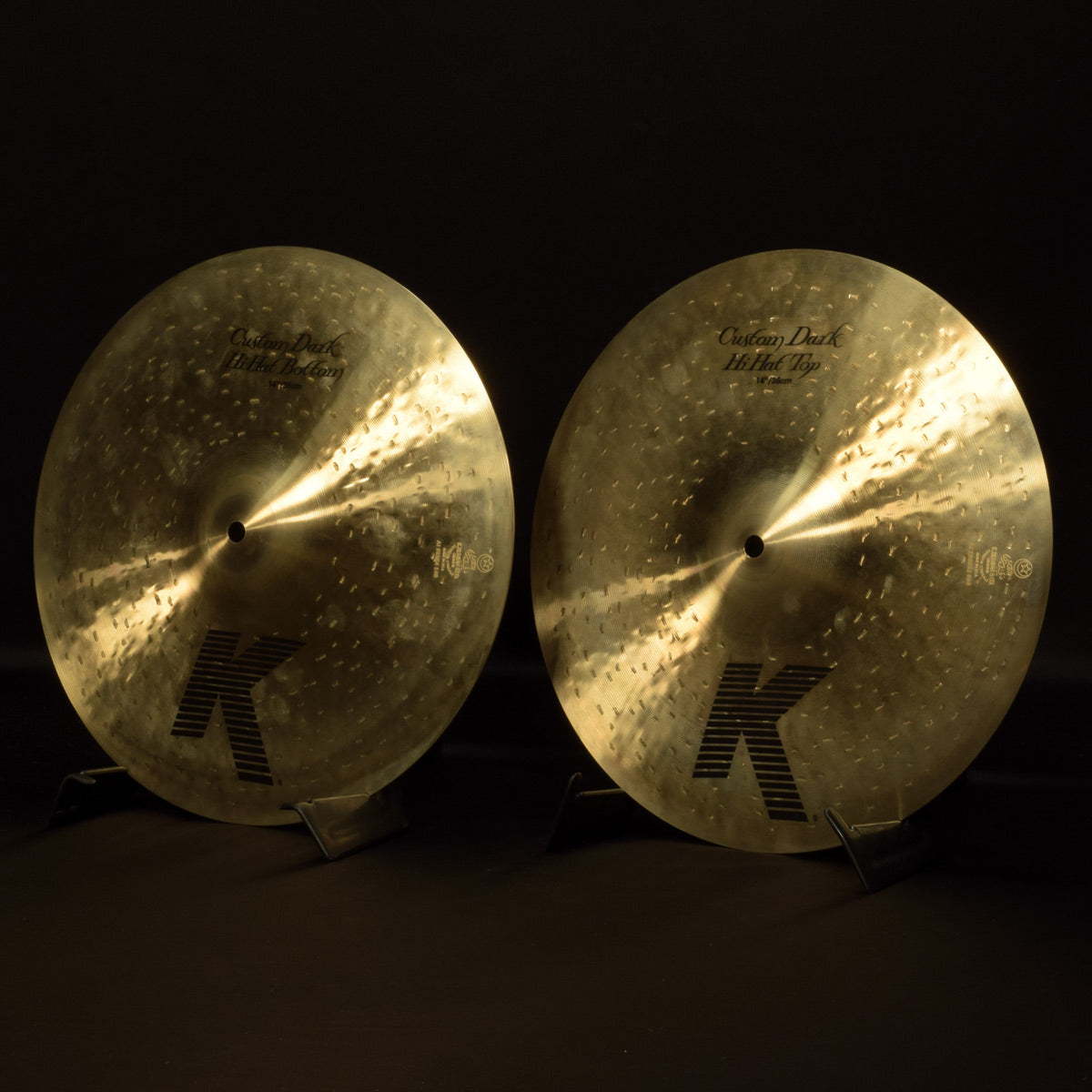 [SN BJ 100932 038/AI93964 140] USED Zildjian Zildjian / K.Custom 14 Dark Hihat Top&amp;Bottom [20]