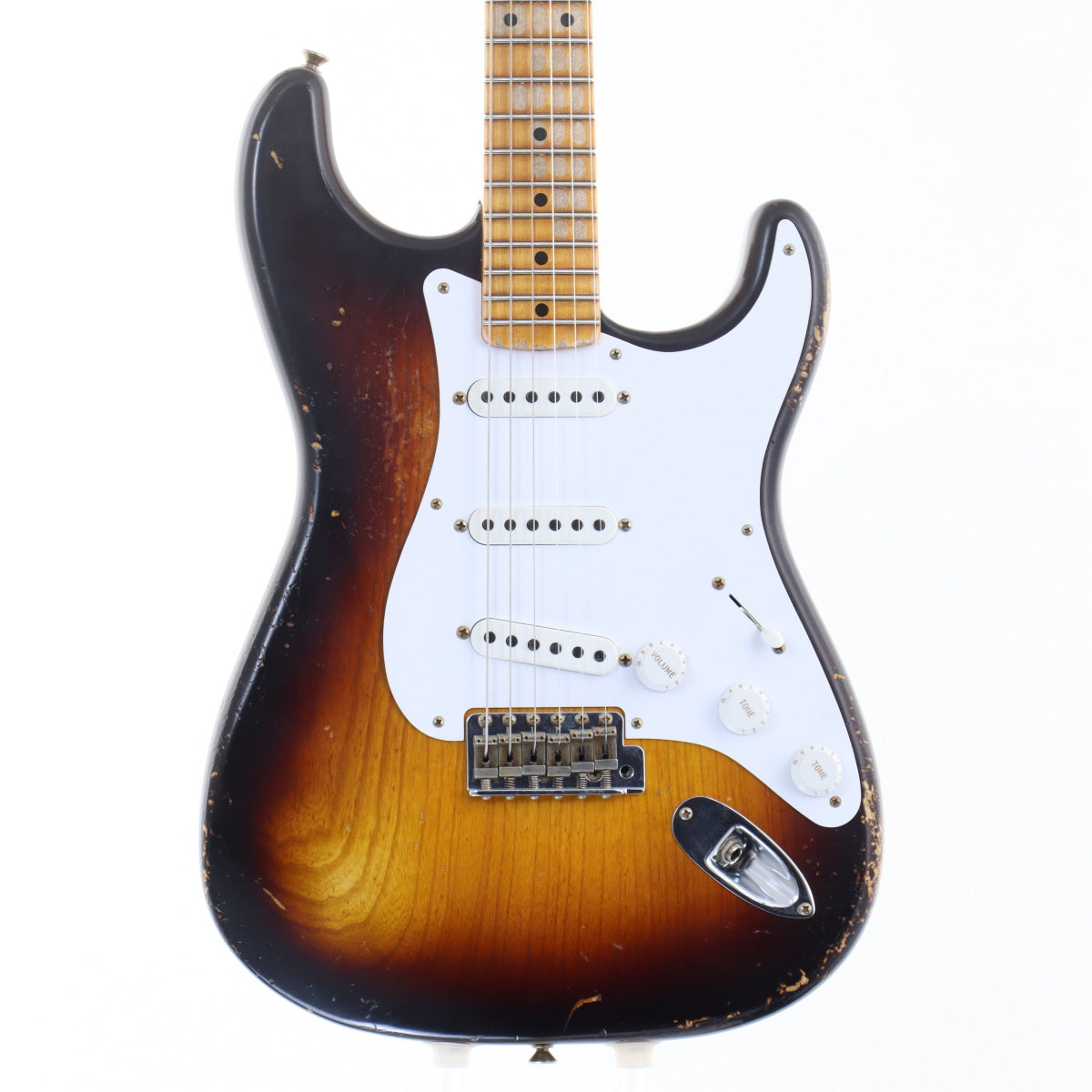 [SN 4140] USED Fender Custom Shop / Limited Edition 70th Anniversary 1954 Stratocaster Heavy Relic Wide Fade 2-Color Sunburst [12]