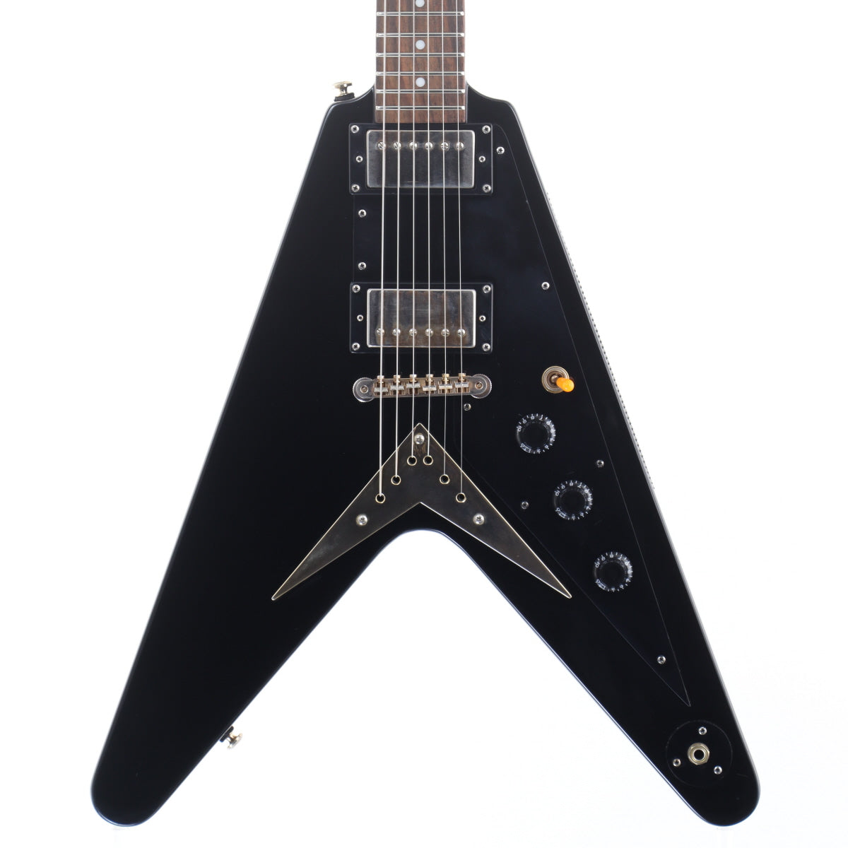 [SN 0910200599] USED Epiphone / 1958 Korina Flying V MOD Ebony [12]