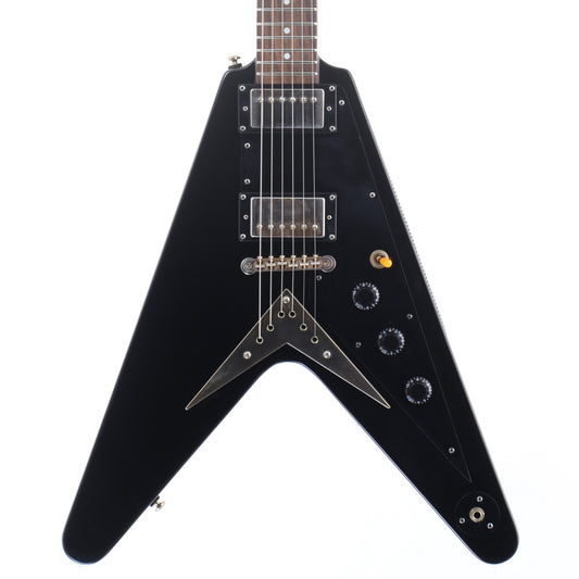[SN 0910200599] USED Epiphone / 1958 Korina Flying V MOD Ebony [12]
