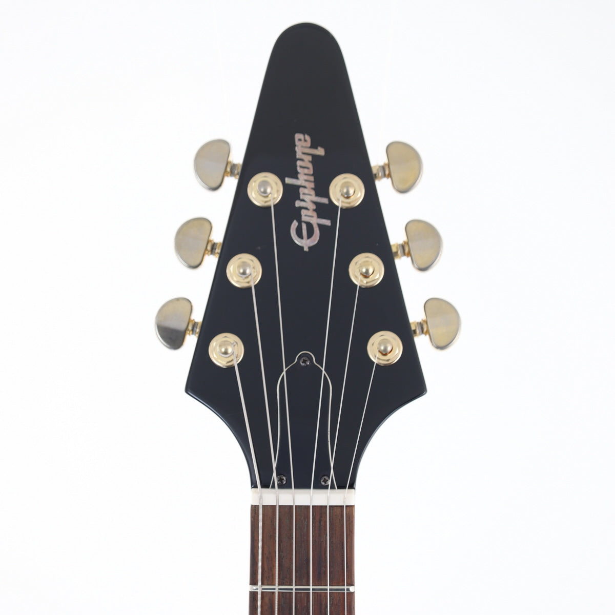 [SN 0910200599] USED Epiphone / 1958 Korina Flying V MOD Ebony [12]