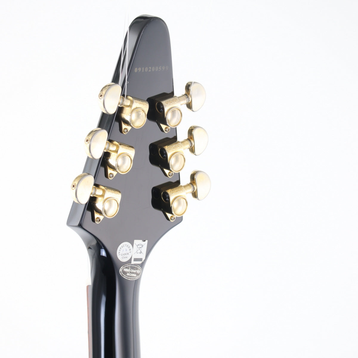 [SN 0910200599] USED Epiphone / 1958 Korina Flying V MOD Ebony [12]