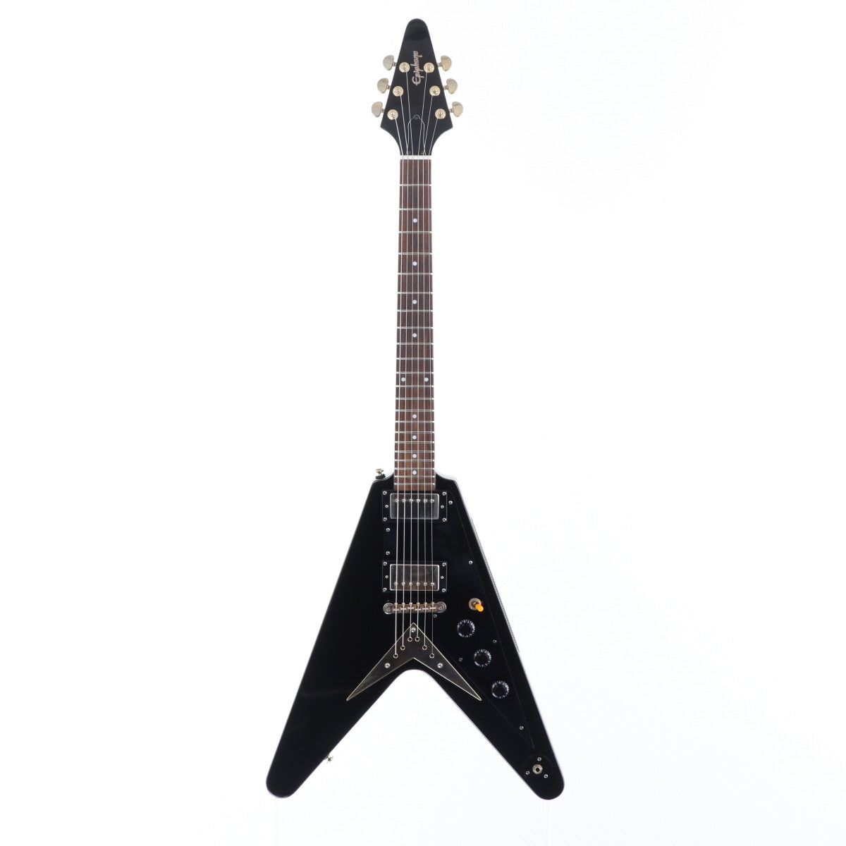 [SN 0910200599] USED Epiphone / 1958 Korina Flying V MOD Ebony [12]