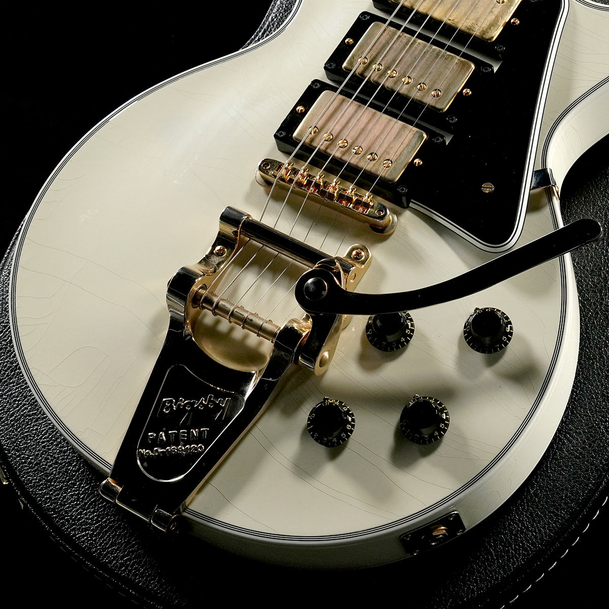 [SN 741209] USED Gibson Custom Shop / Murphy Lab 1957 Les Paul Custom 3PU Bigsby Ultra Light Aged Polaris White [05]