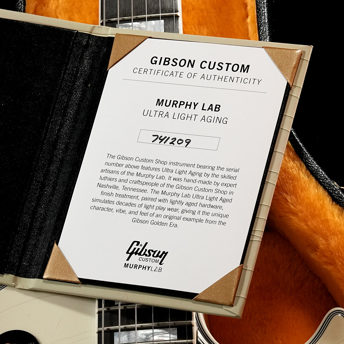 [SN 741209] USED Gibson Custom Shop / Murphy Lab 1957 Les Paul Custom 3PU Bigsby Ultra Light Aged Polaris White [05]