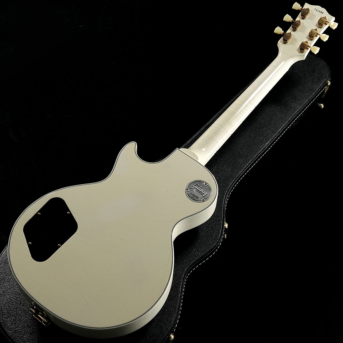 [SN 741209] USED Gibson Custom Shop / Murphy Lab 1957 Les Paul Custom 3PU Bigsby Ultra Light Aged Polaris White [05]