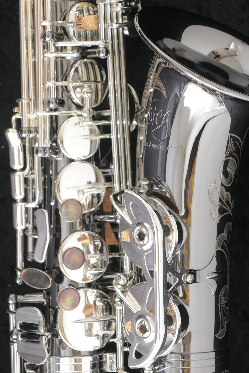 [SN N1605111] USED OLEG PRODUCTS / Alto Black Nickel Prate Alto Saxophone [03]