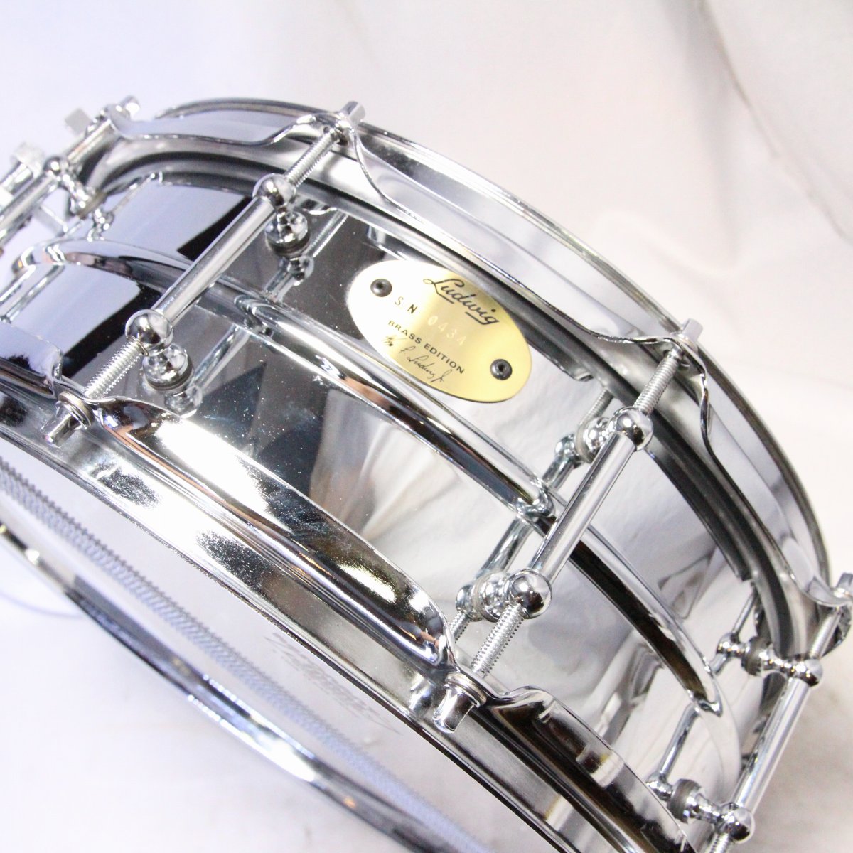 USED Ludwig / LB400BT Brass Edition 14x5 Snare Drum RADDIC [08]
