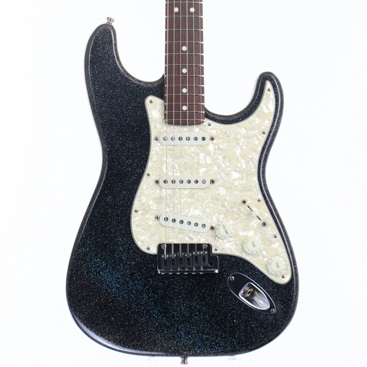 [SN CN30508] USED Fender Custom Shop / American Classic Stratocaster 1993 Black Holoflake [12]