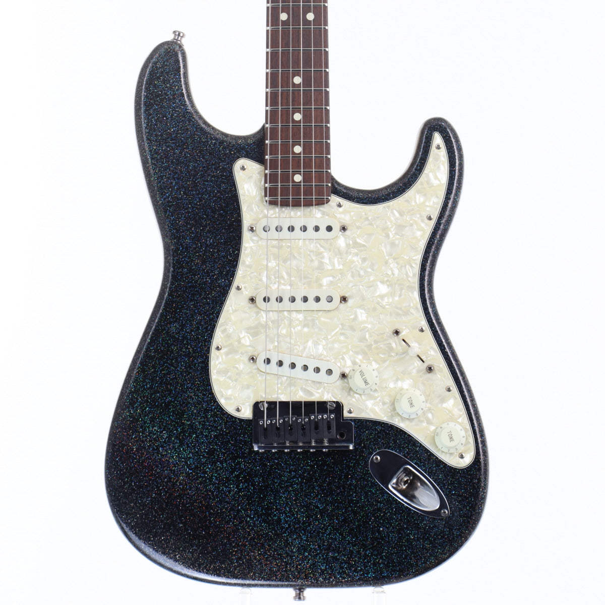 [SN CN30508] USED Fender Custom Shop / American Classic Stratocaster 1993 Black Holoflake [12]