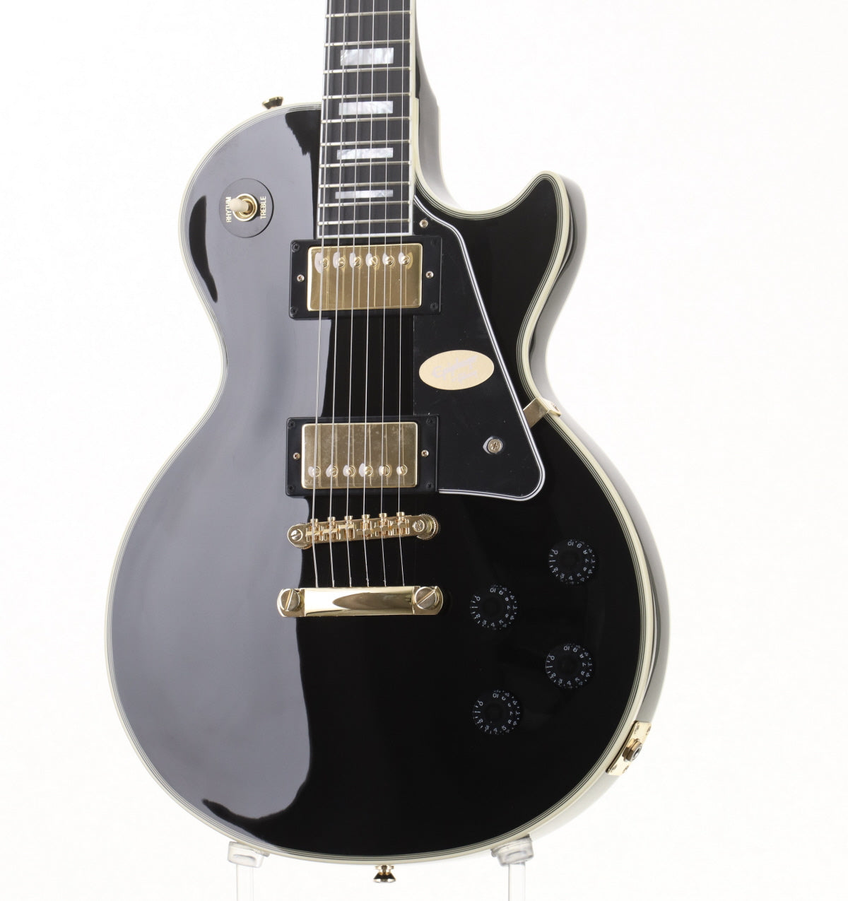 [SN 23121530020] USED Epiphone / Inspired by Gibson Les Paul Custom Ebony 2023 [09]