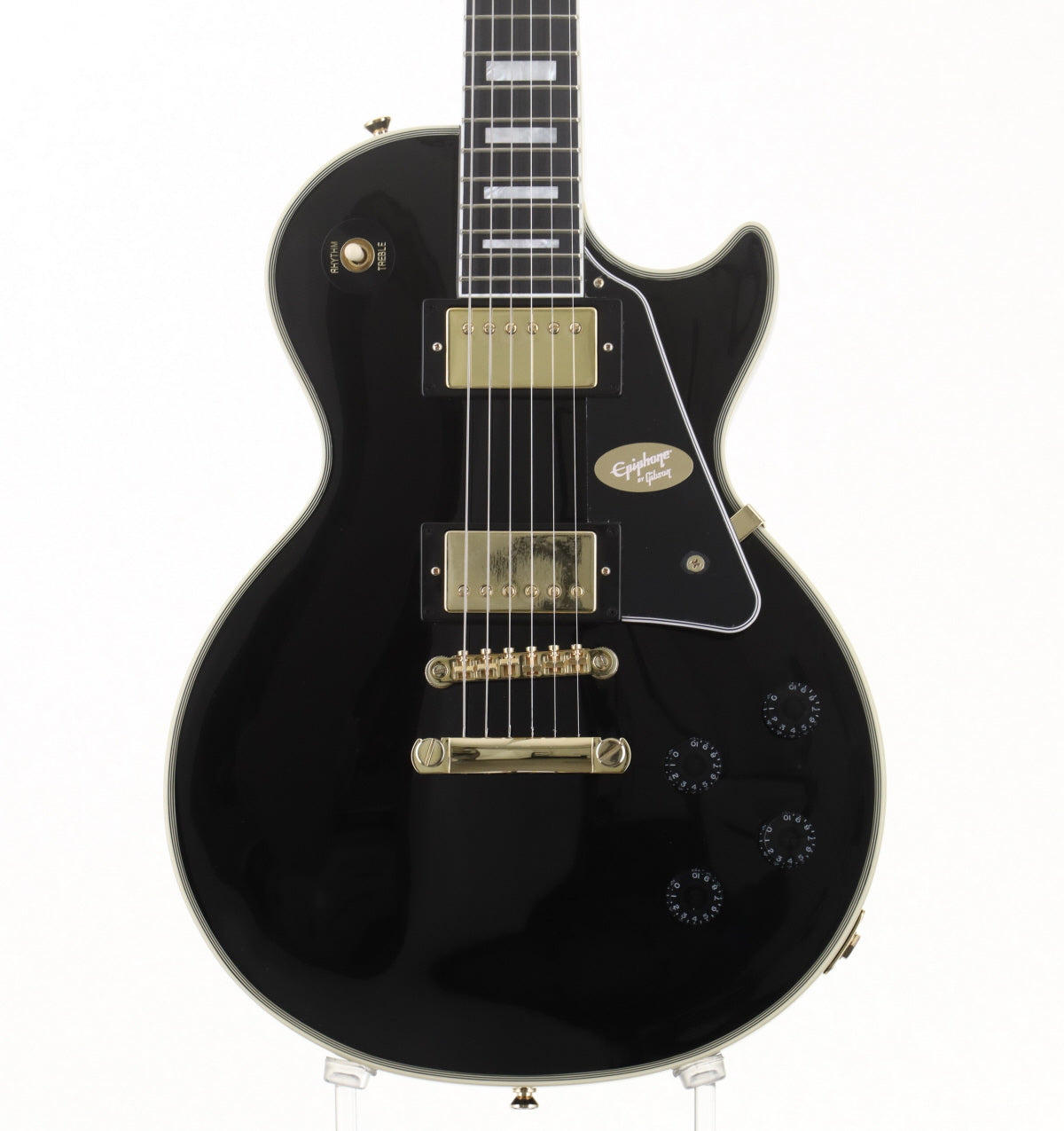 [SN 23121530020] USED Epiphone / Inspired by Gibson Les Paul Custom Ebony 2023 [09]