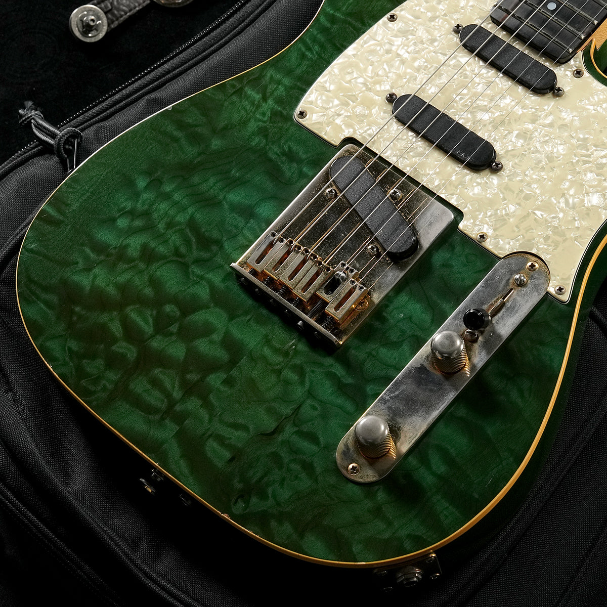USED NO BRAND / TL GLASER BENDER / Green Quilt [05]