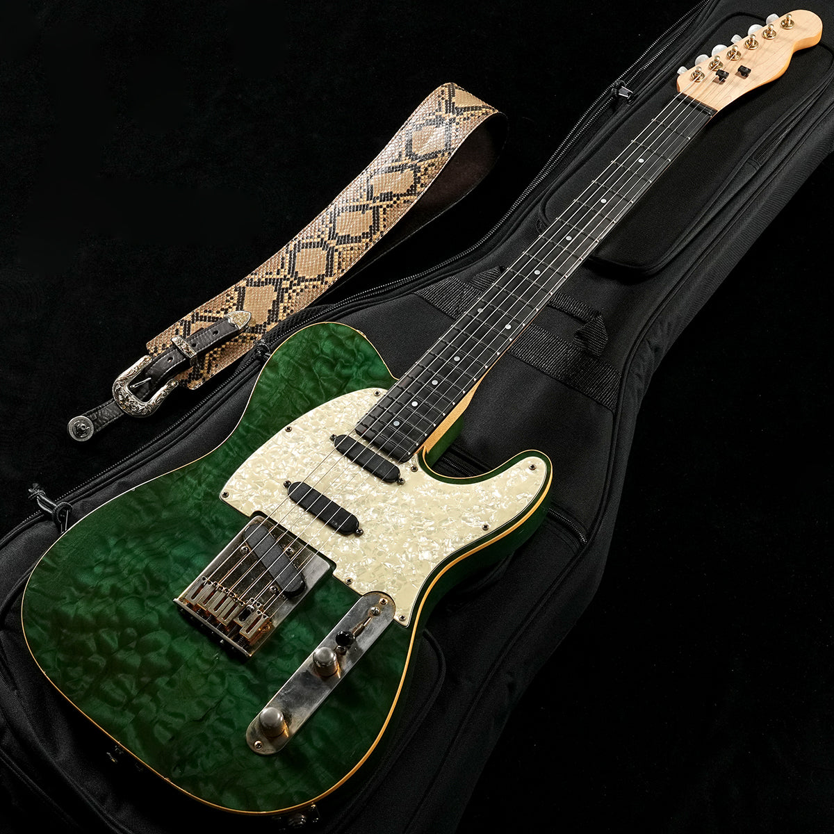 USED NO BRAND / TL GLASER BENDER / Green Quilt [05]