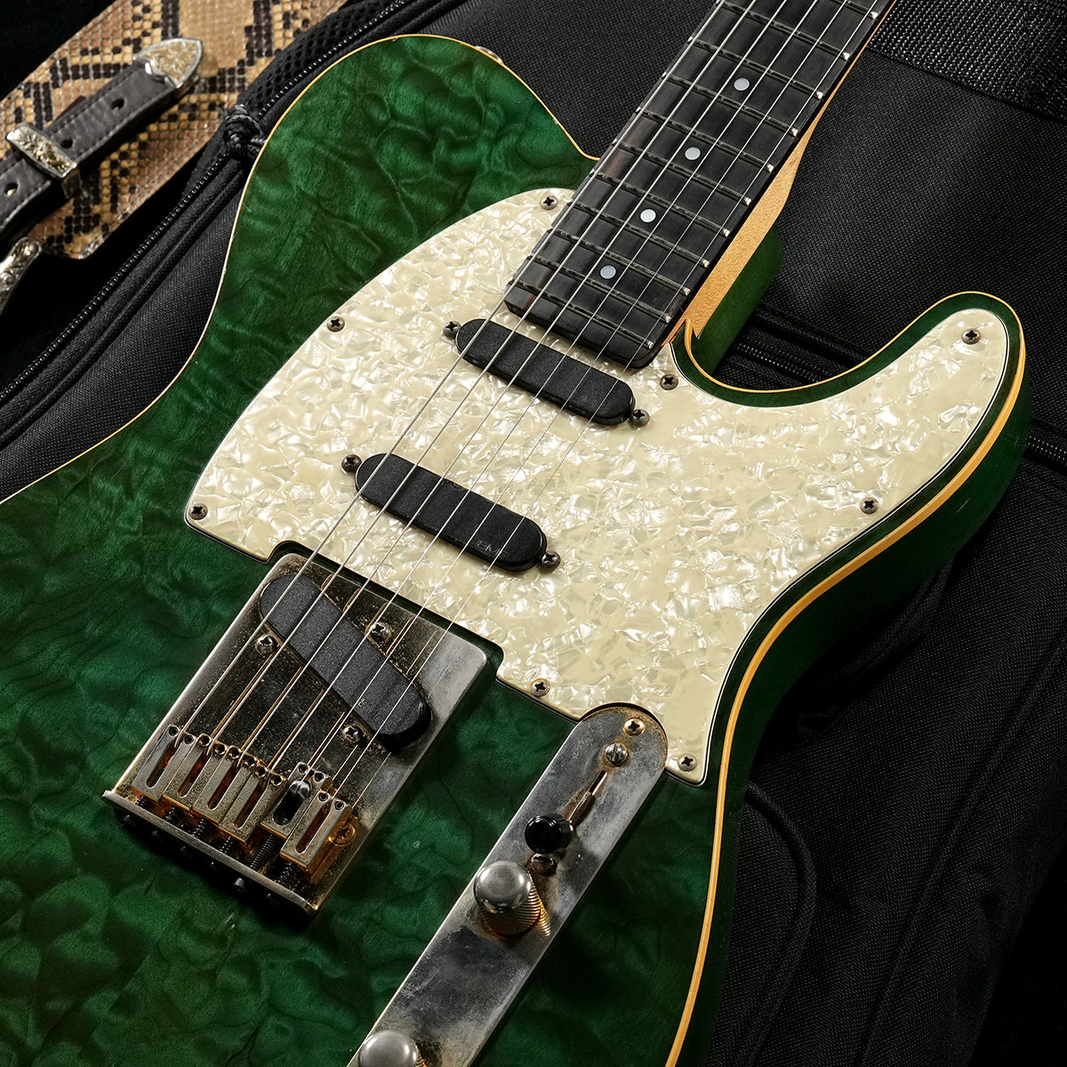 USED NO BRAND / TL GLASER BENDER / Green Quilt [05]