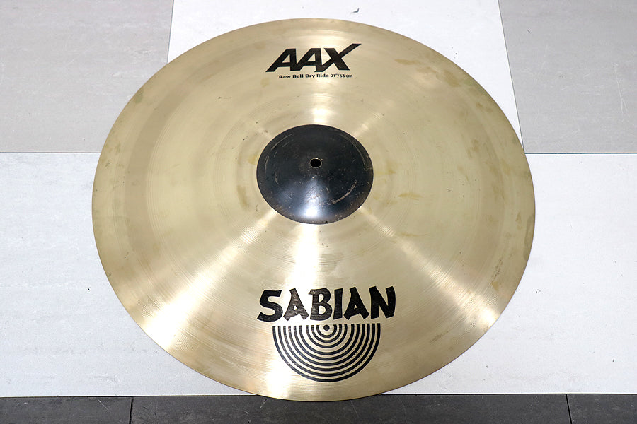 USED SABIAN / AAX-21 RDR-B RAW BELL DRY RIDE 21" Sabian Ride Cymbal [10]