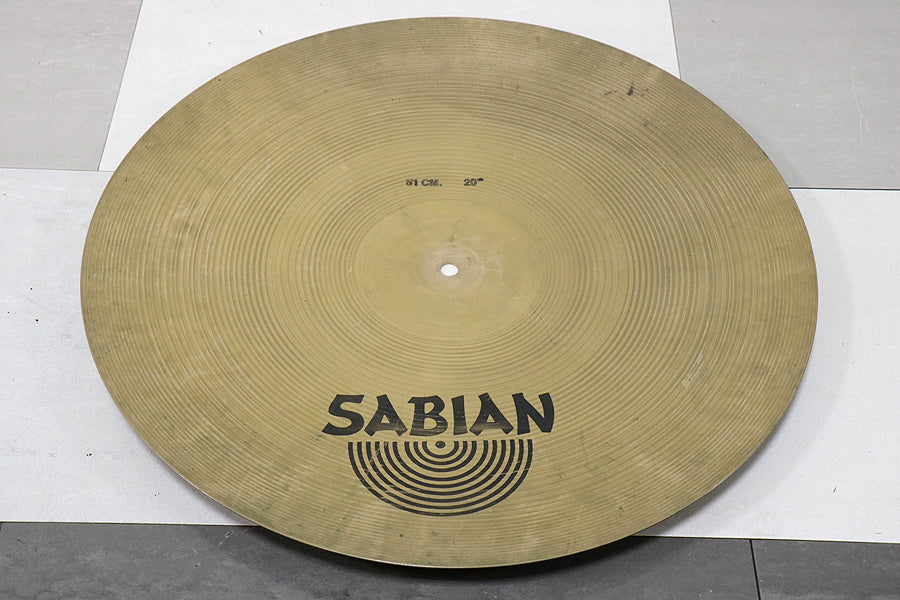 USED SABIAN / AA 20 FLAT BELL RIDE 20" Sabian Ride Cymbal [10]