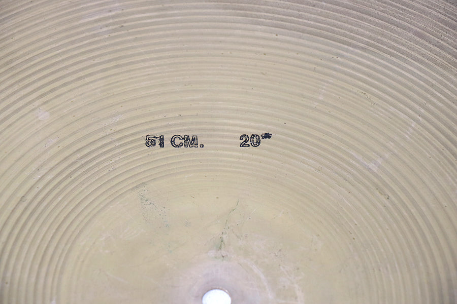 USED SABIAN / AA 20 FLAT BELL RIDE 20" Sabian Ride Cymbal [10]