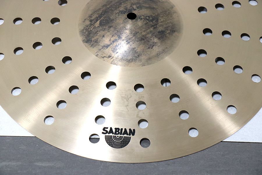 USED SABIAN / AAX 16 Aero Crash 16" Sabian Crash Cymbal [10]