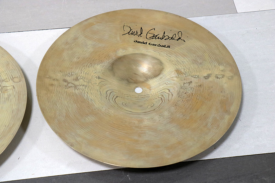 USED SABIAN / David Garibaldi Signature Jam Master Hats 13" Sabian Hi-Hat Cymbals [10]
