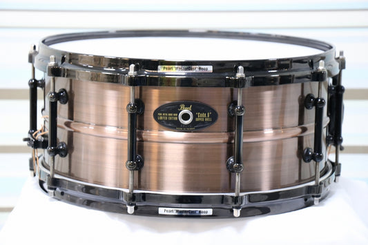 USED PEARL / CO1460S Code 6 Limited Model Copper 14 x 6 Pearl Copper Snare Drum [10]