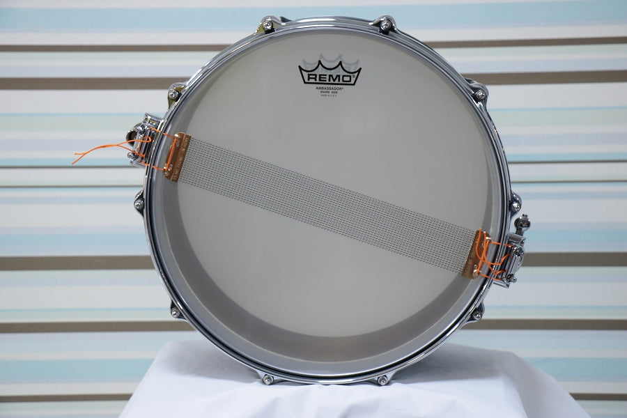 USED PEARL / FBD1465/C Free Floating 30th Anniversary 14×6.5 Pearl Brass Snare [10]