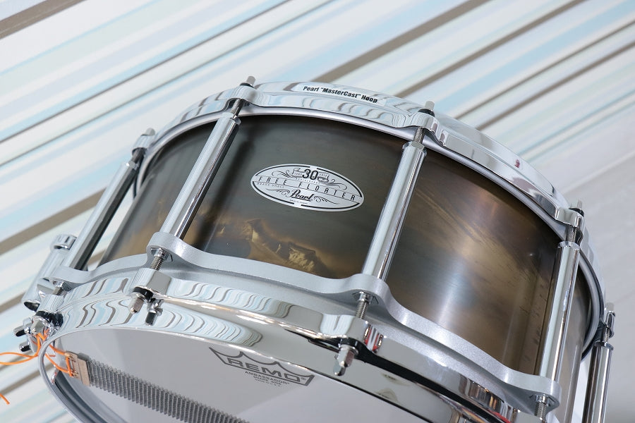 USED PEARL / FBD1465/C Free Floating 30th Anniversary 14×6.5 Pearl Brass Snare [10]