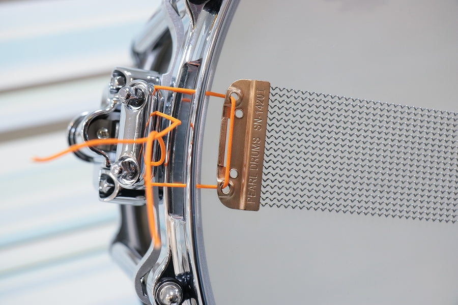 USED PEARL / FBD1465/C Free Floating 30th Anniversary 14×6.5 Pearl Brass Snare [10]