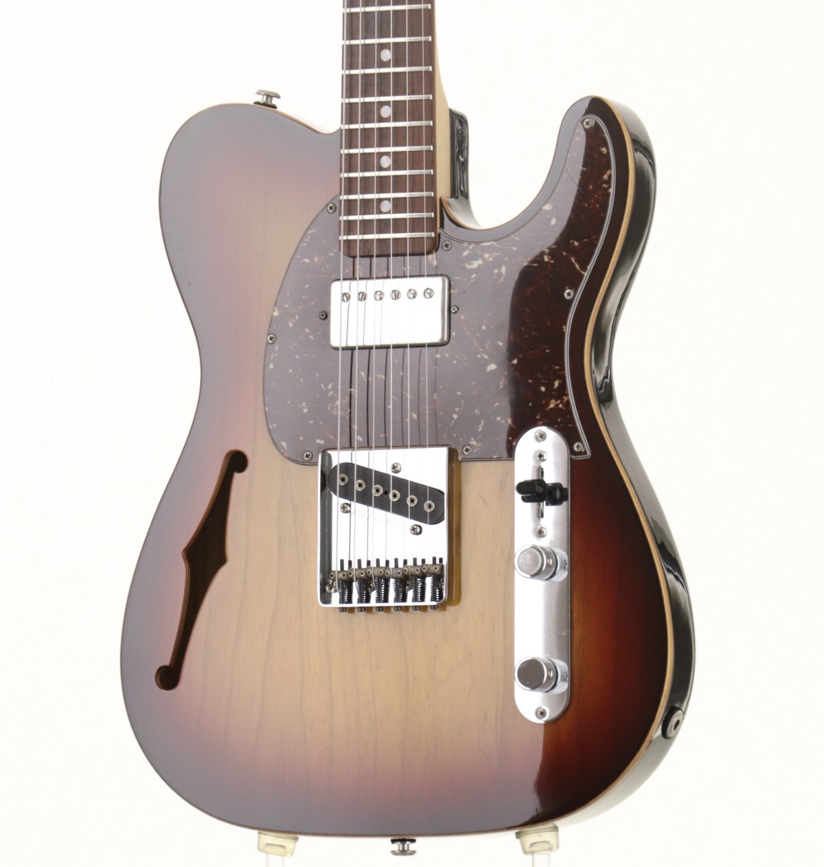[SN CLF58342] USED G&amp;L / ASAT Classic Bluesboy Semi-Hollow 3-Tone Sunburst 2010 [09]