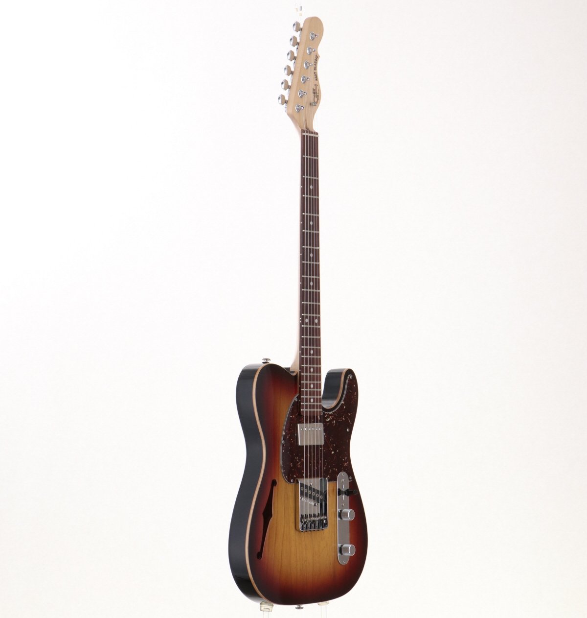 [SN CLF58342] USED G&amp;L / ASAT Classic Bluesboy Semi-Hollow 3-Tone Sunburst 2010 [09]