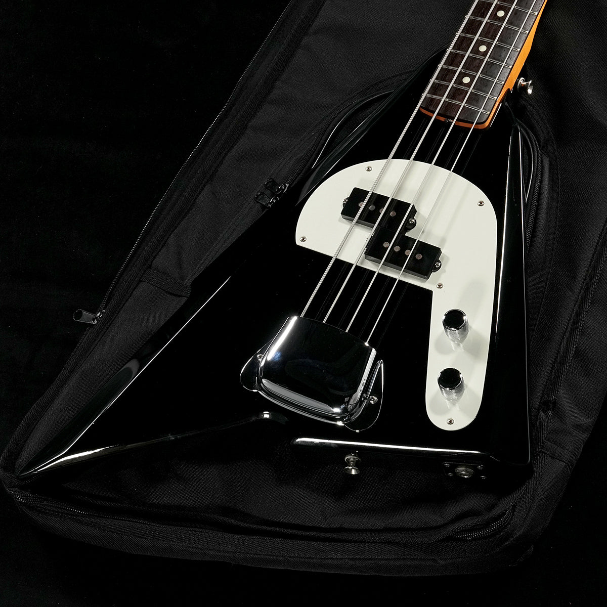 [SN JD21016199] USED Fender Made in Japan / Hama Okamoto Katana Bass Black [05]