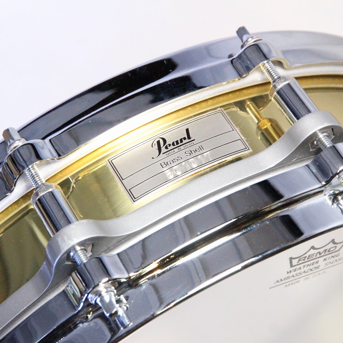 USED PEARL / B-9114P 14x3.5 Flee Floating Brass Piccolo Pearl Snare Drum [08]