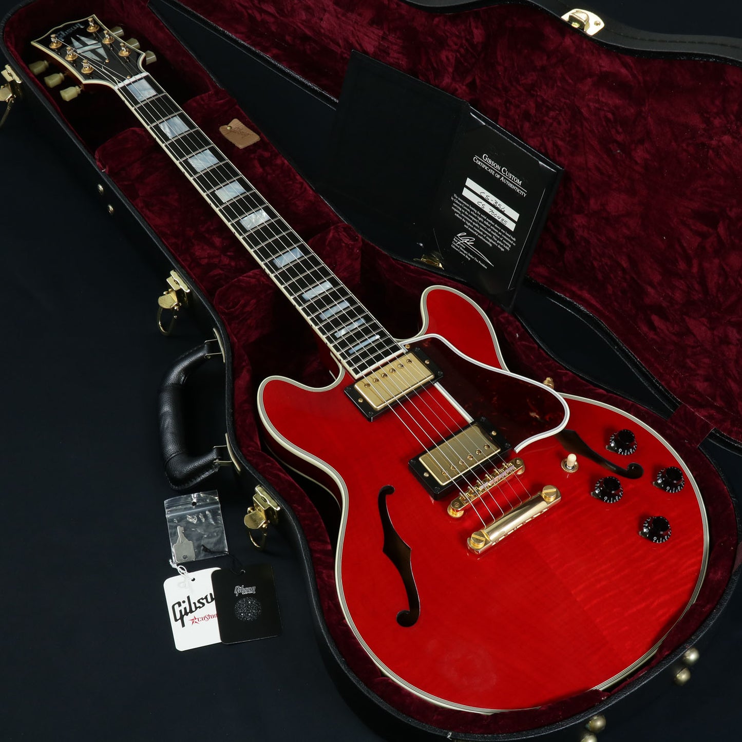 [SN CS770485] USED Gibson Custom Shop / CS-356 Faded Cherry Figured Top [3.21kg / 2017] Gibson Custom [08]