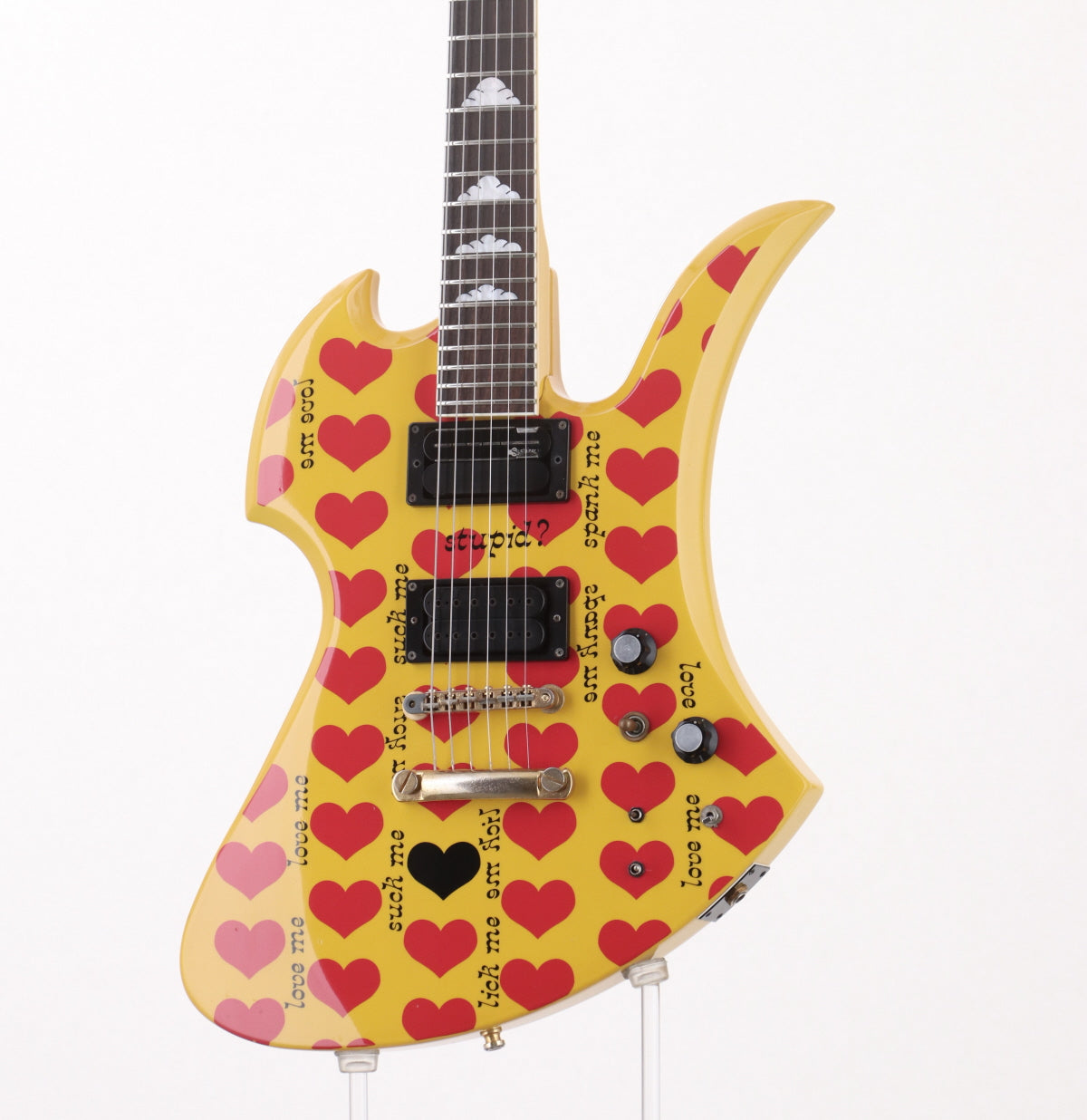 USED FERNANDES/BURNY / MG-145S Heart Yellow hide Model [3.75kg] FERNANDES/BURNY Yellow Heart Hide [08]