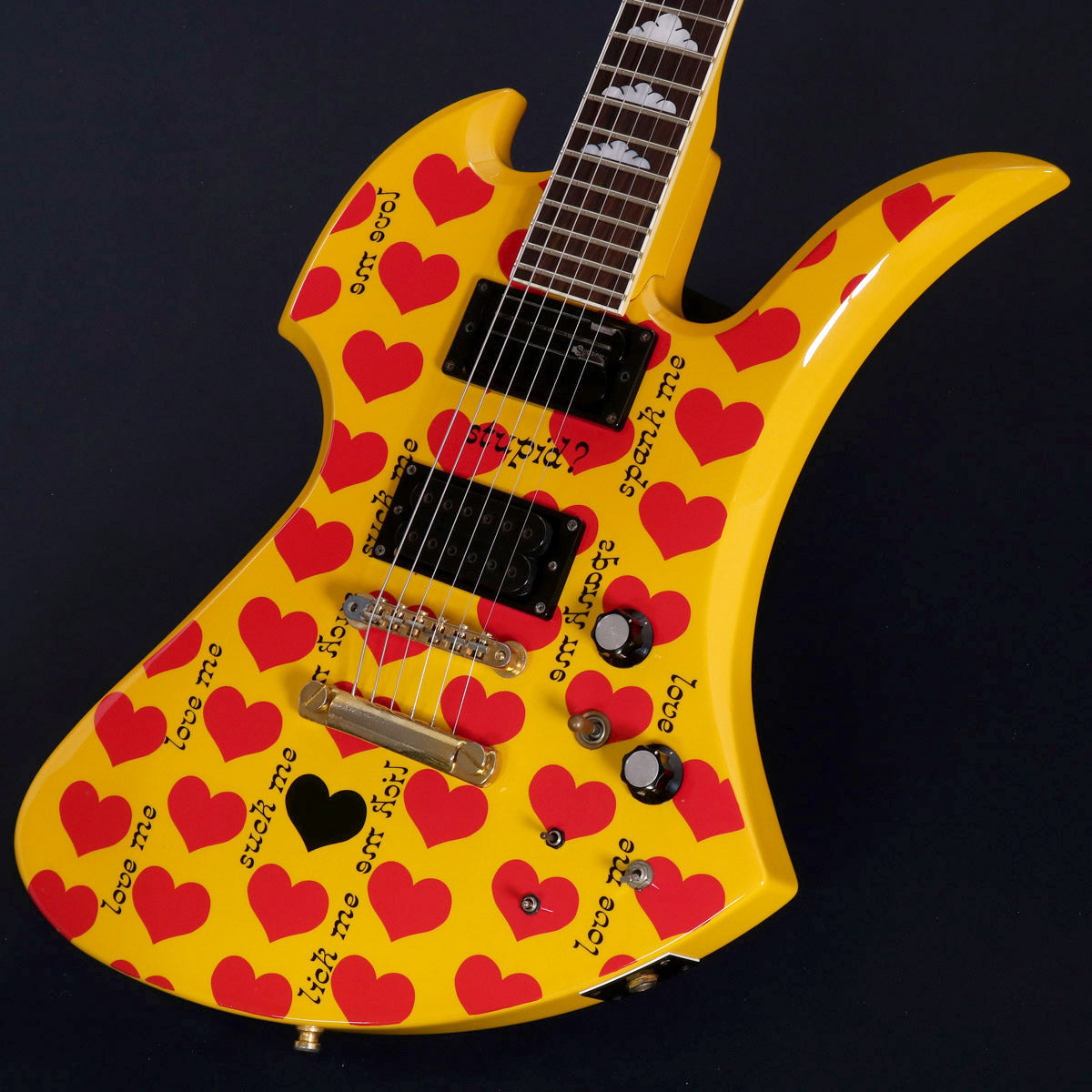 USED FERNANDES/BURNY / MG-145S Heart Yellow hide Model [3.75kg] FERNANDES/BURNY Yellow Heart Hide [08]