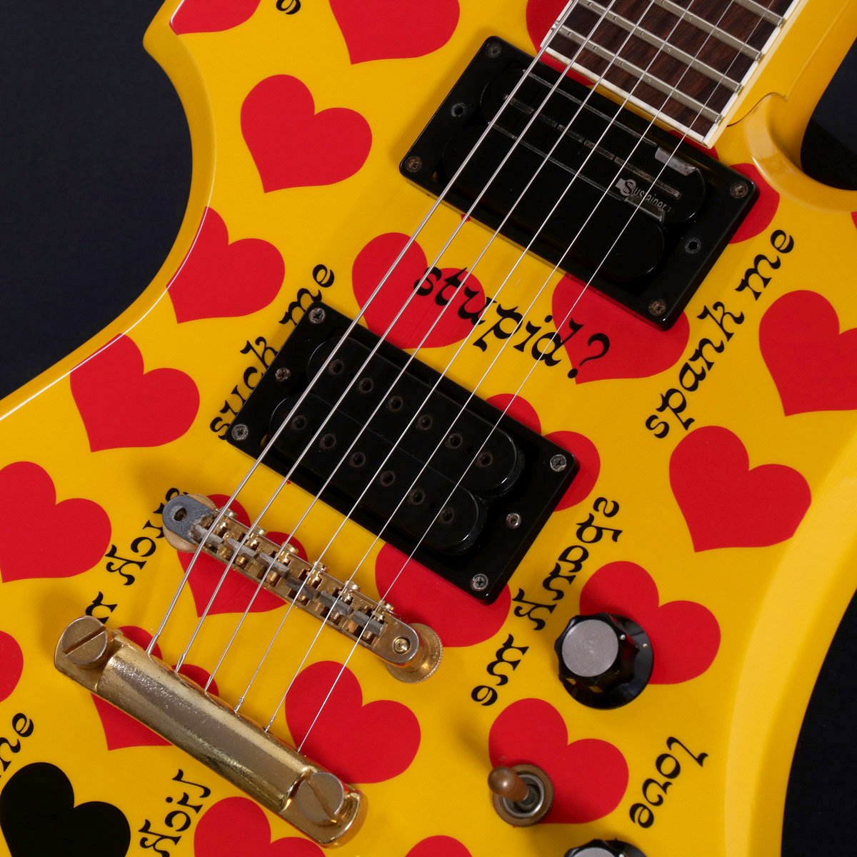 USED FERNANDES/BURNY / MG-145S Heart Yellow hide Model [3.75kg] FERNANDES/BURNY Yellow Heart Hide [08]