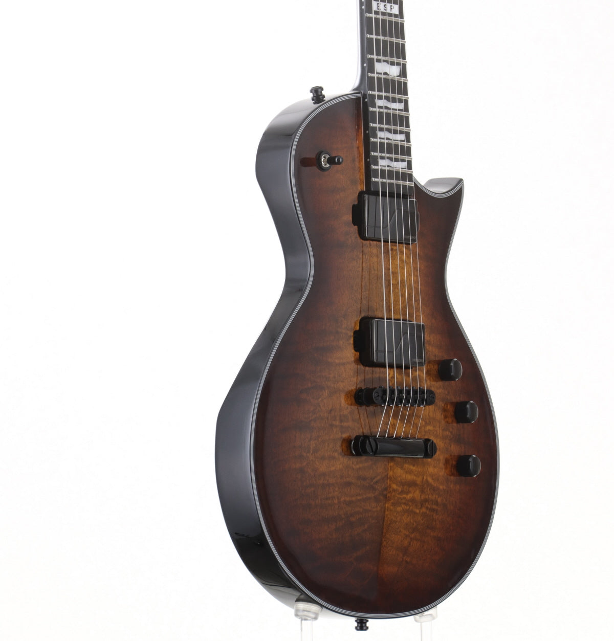 [SN ES8770253] USED E-II / EC QM FL Tiger Eye Sunburst [06]
