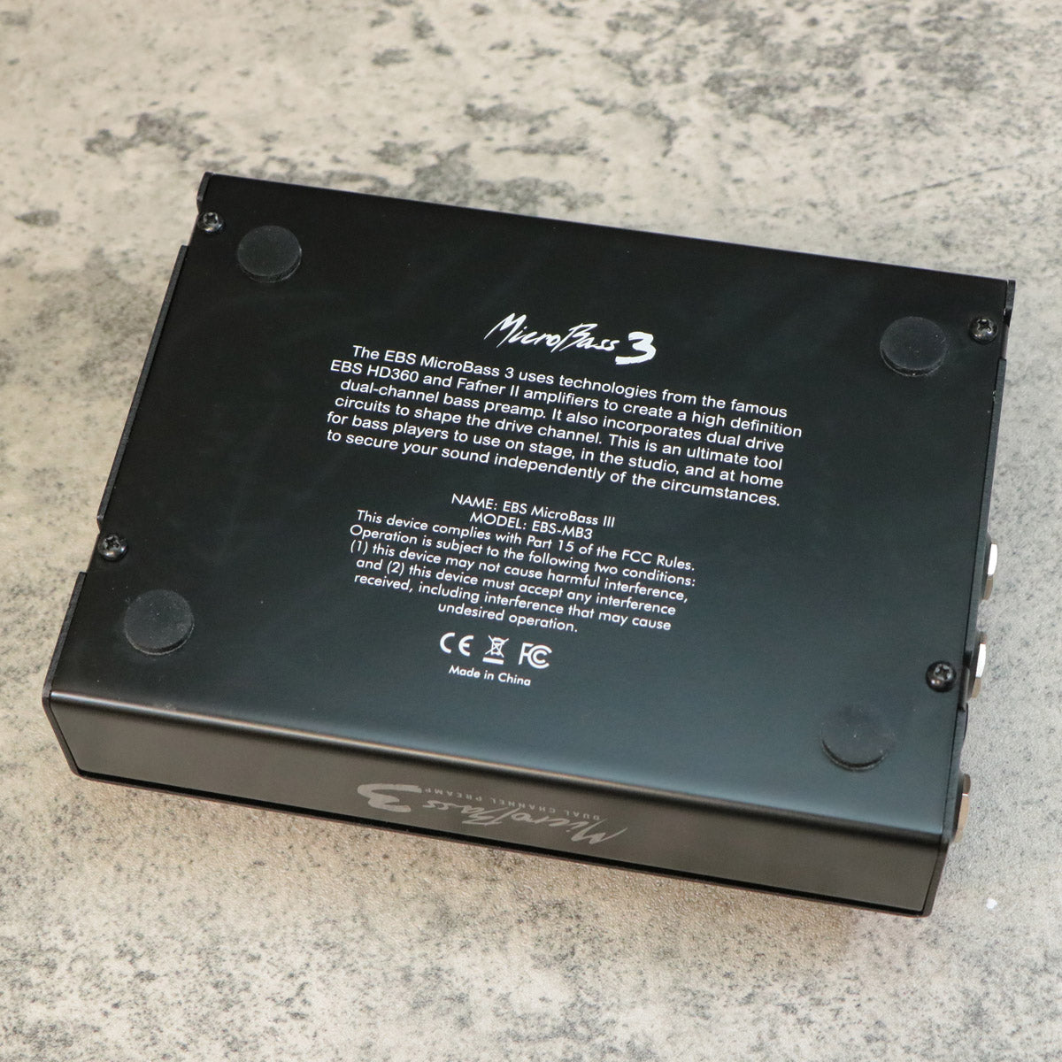 USED EBS / MicroBass 3 Preamp DI for bass [10]