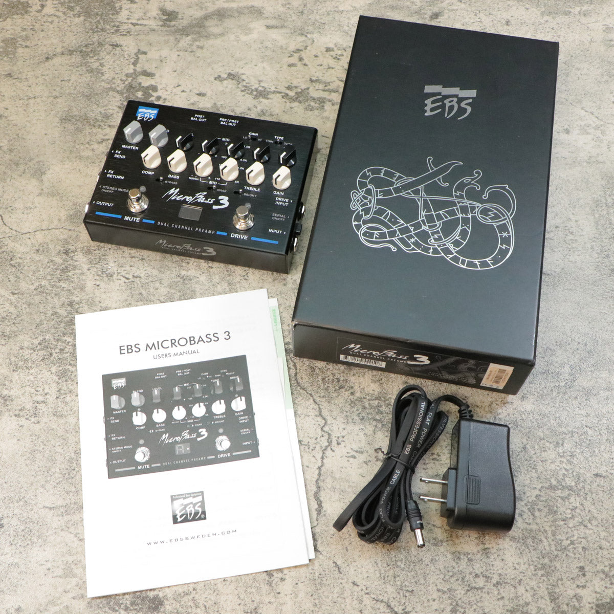 USED EBS / MicroBass 3 Preamp DI for bass [10]