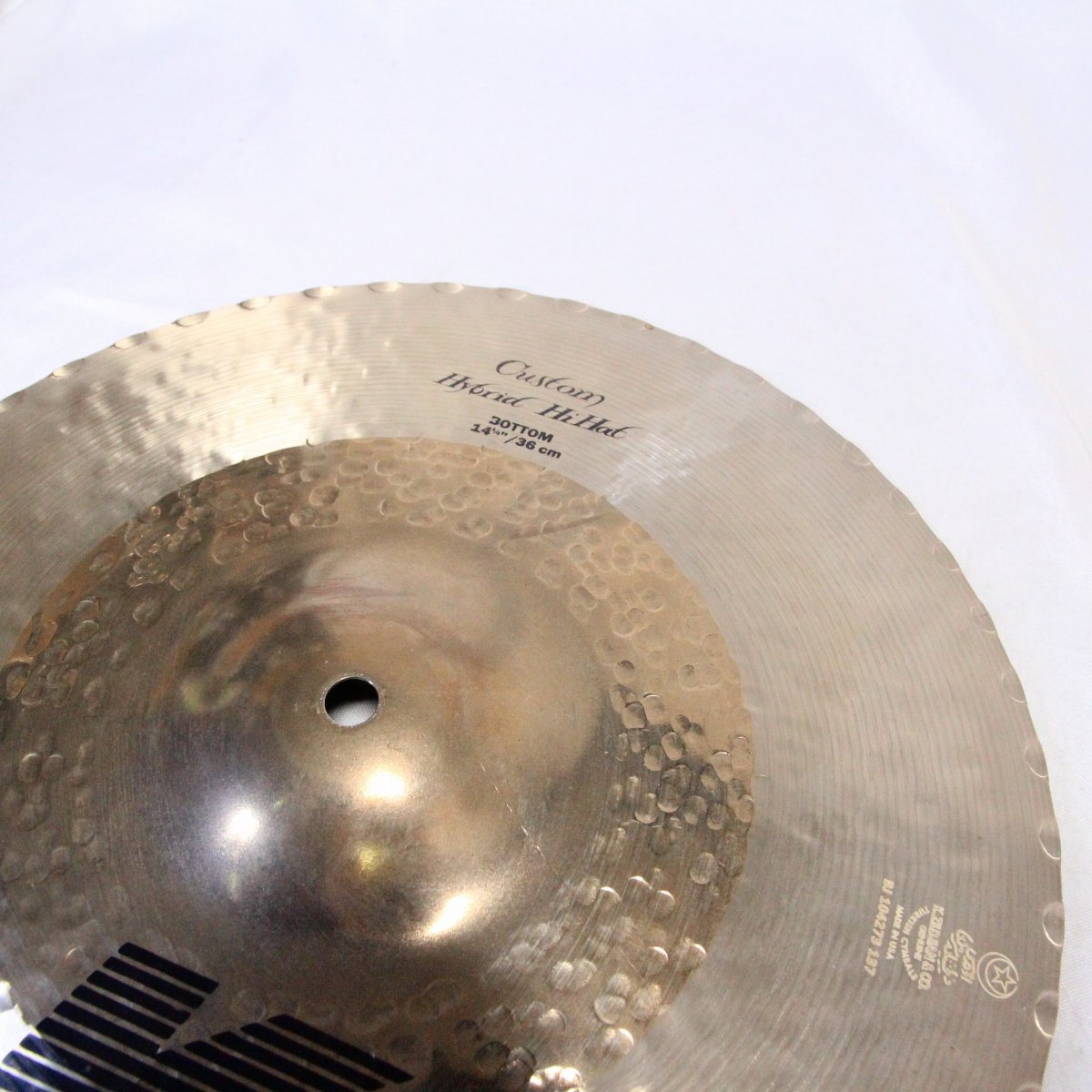 USED ZILDJIAN / K.ZILDJIAN top+ Hybrid Bottom 14" HiHat 1102/1348g [08]