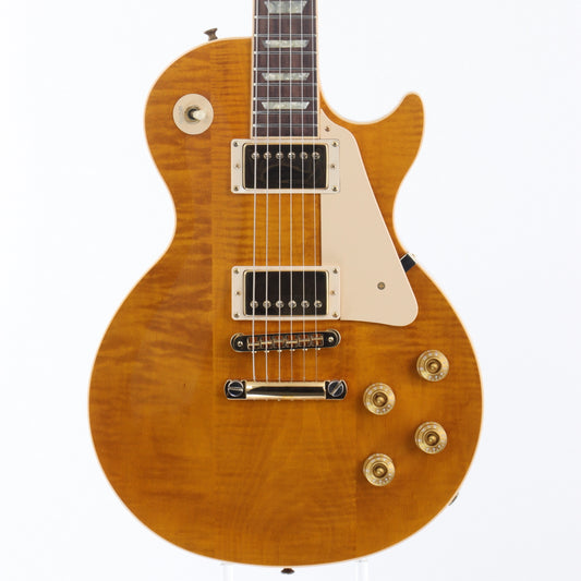 [SN 92952566] USED Gibson USA Gibson / Les Paul Standard 3-Piece Flamed Maple Top Gold Hardware Amber [20]